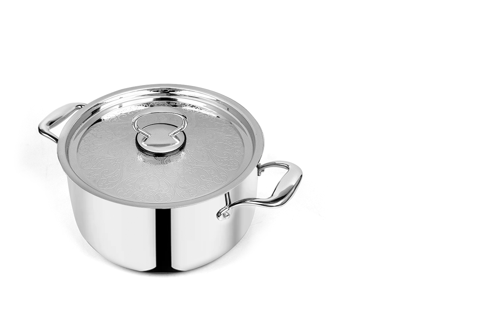 Pradeep Stainless Steel Triply Cookpot with SS Design Lid (Proplus)