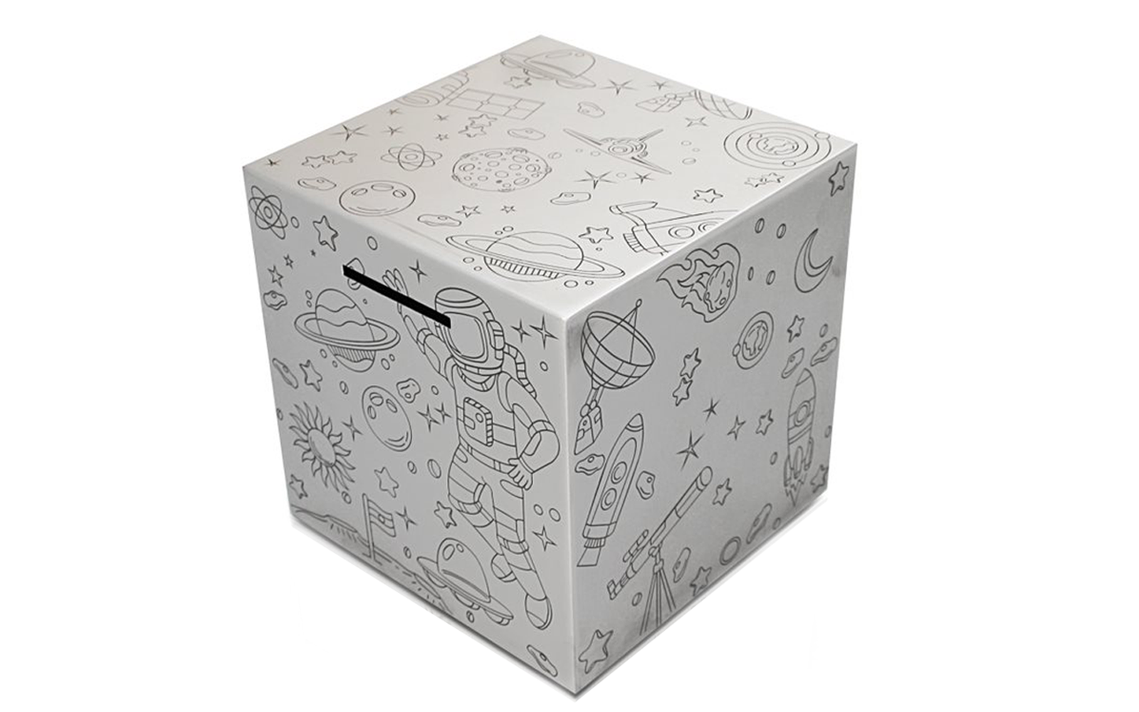 Pradeep Stainless Steel Piggy Bank Space Model