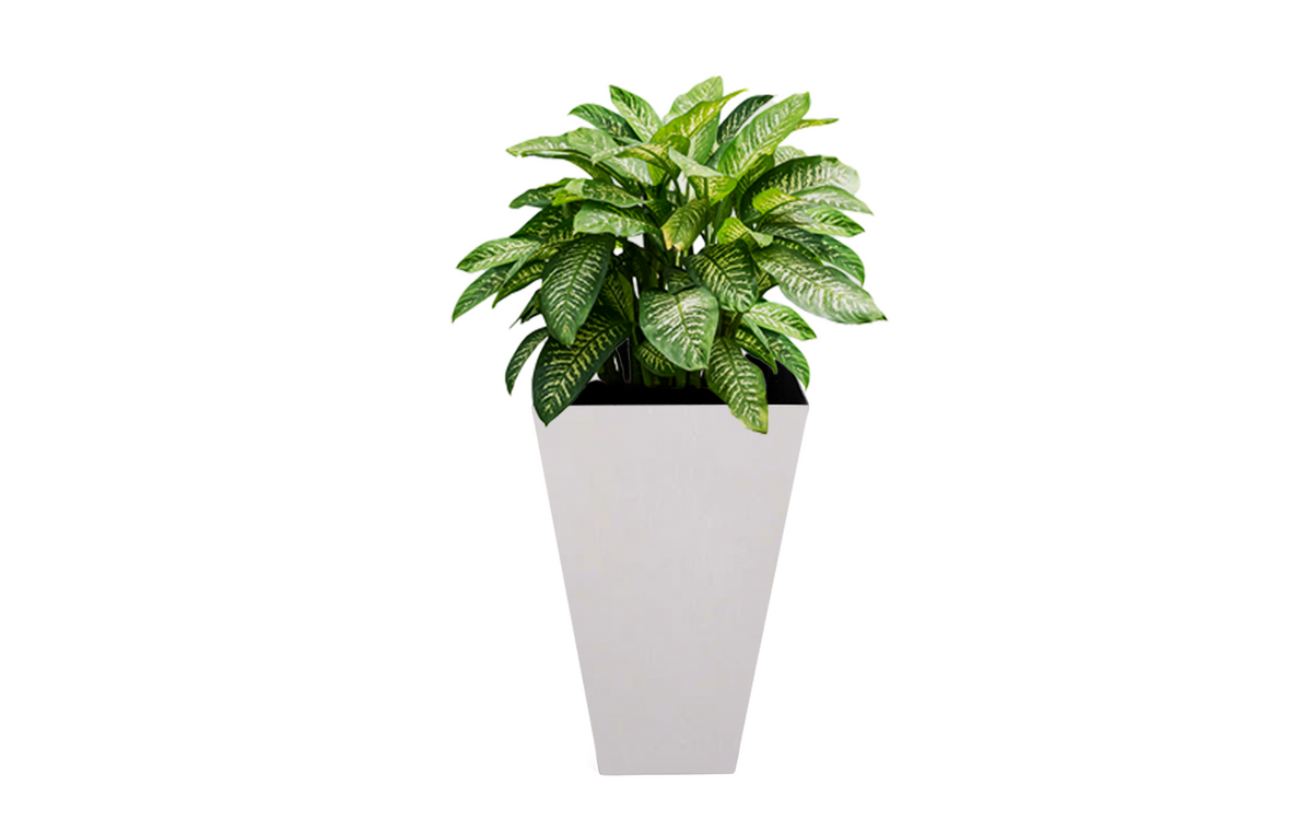 Pradeep Stainless Steel Upscale Planter 1-Piece, Silver