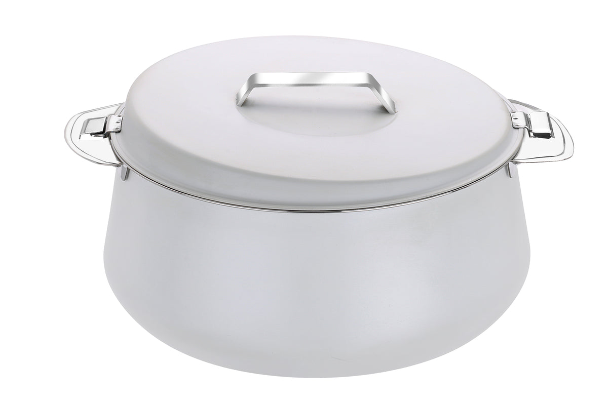 Pradeep Esteem Stainless Steel Insulated Serving Casserole, 1-Piece, Silver(PINK,BLUE, BEIGE,GREY)