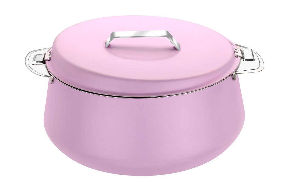 Pradeep Esteem Stainless Steel Insulated Serving Casserole, 1-Piece, Silver(PINK,BLUE, BEIGE,GREY)