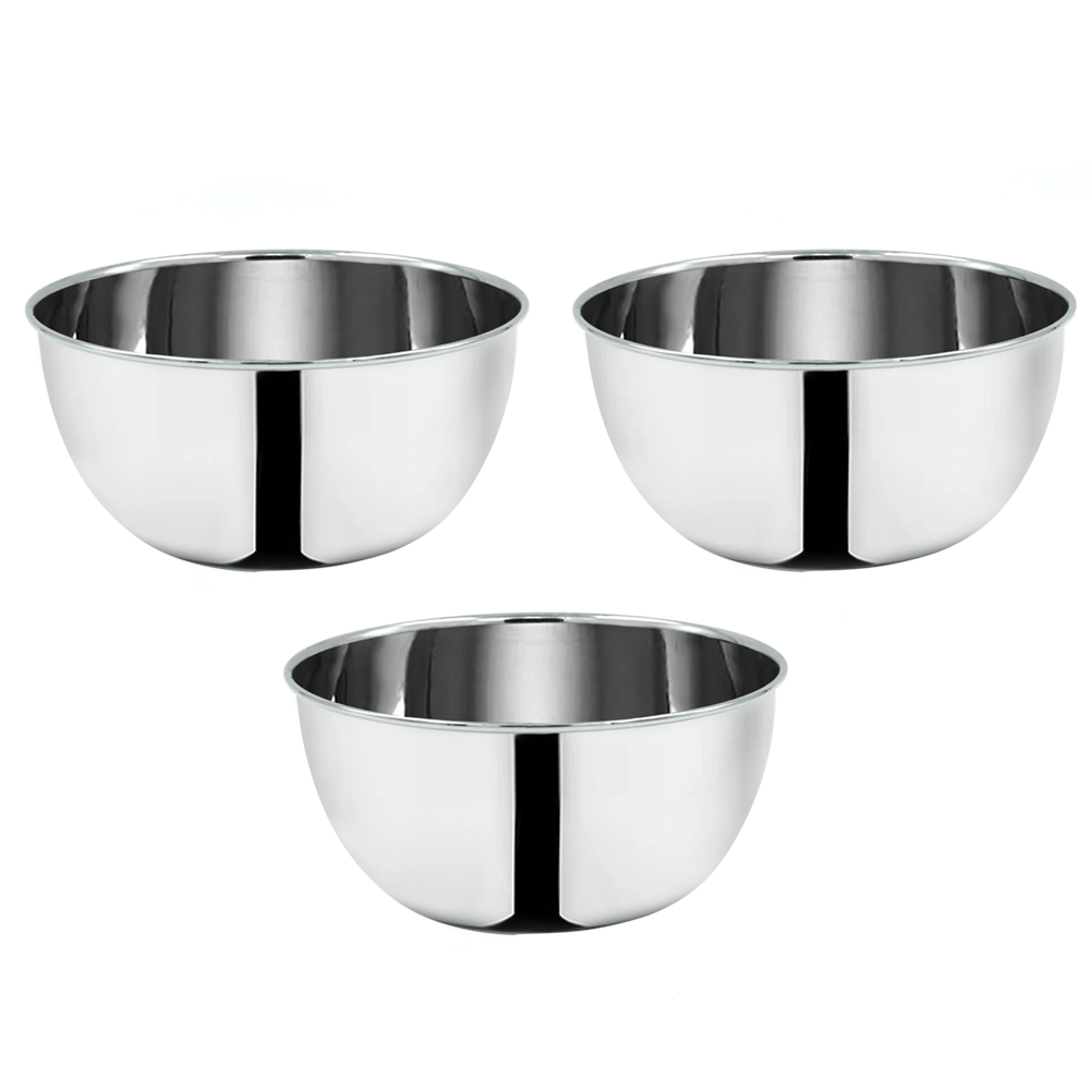 Pradeep Stainless Steel Serving Bowl/Small Bowls for Kitchen/Stainless Steel Katori/Mixing Bowl/Bowl/Wati/Katori-(Varient Sizes(SL-142/12 PIECES)(SL-143/6 PIECES)(SL-144/6 PIECES)(SL-146/3 PIECES)(SL-147/3 PIECES)(SL-150/2 PIECES)(SL-152/2 PIECES)