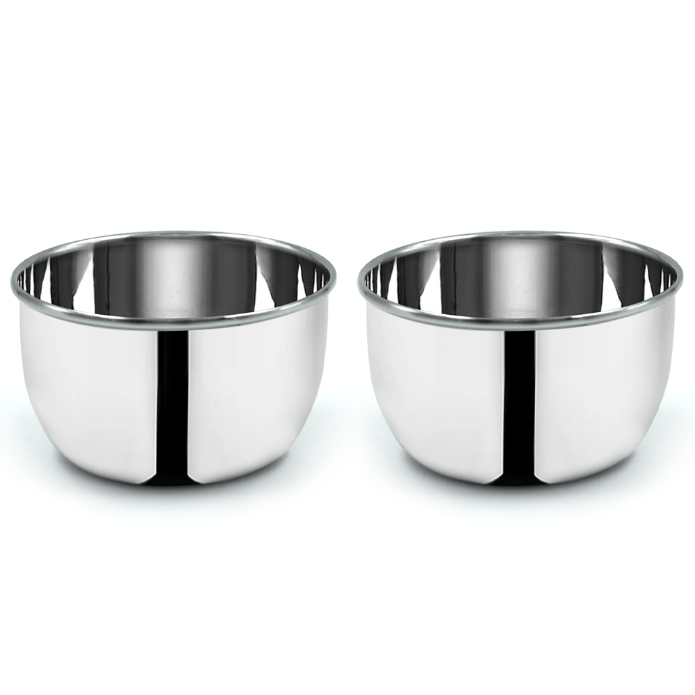 Pradeep Stainless Steel Serving Bowl/Small Bowls for Kitchen/Stainless Steel Katori/Mixing Bowl/Bowl/Wati/Katori-(Varient Sizes(SL-142/12 PIECES)(SL-143/6 PIECES)(SL-144/6 PIECES)(SL-146/3 PIECES)(SL-147/3 PIECES)(SL-150/2 PIECES)(SL-152/2 PIECES)