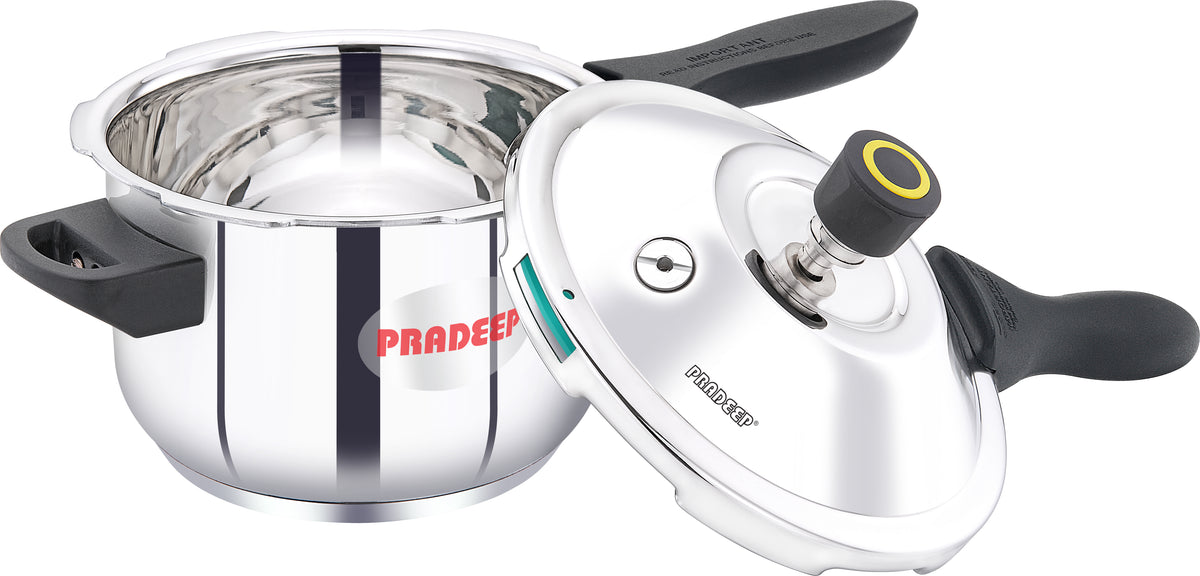 Pradeep IRA Coremate Pressure Cooker – Sandwich Bottom/Smart Cooking/Durable/even heat distribution