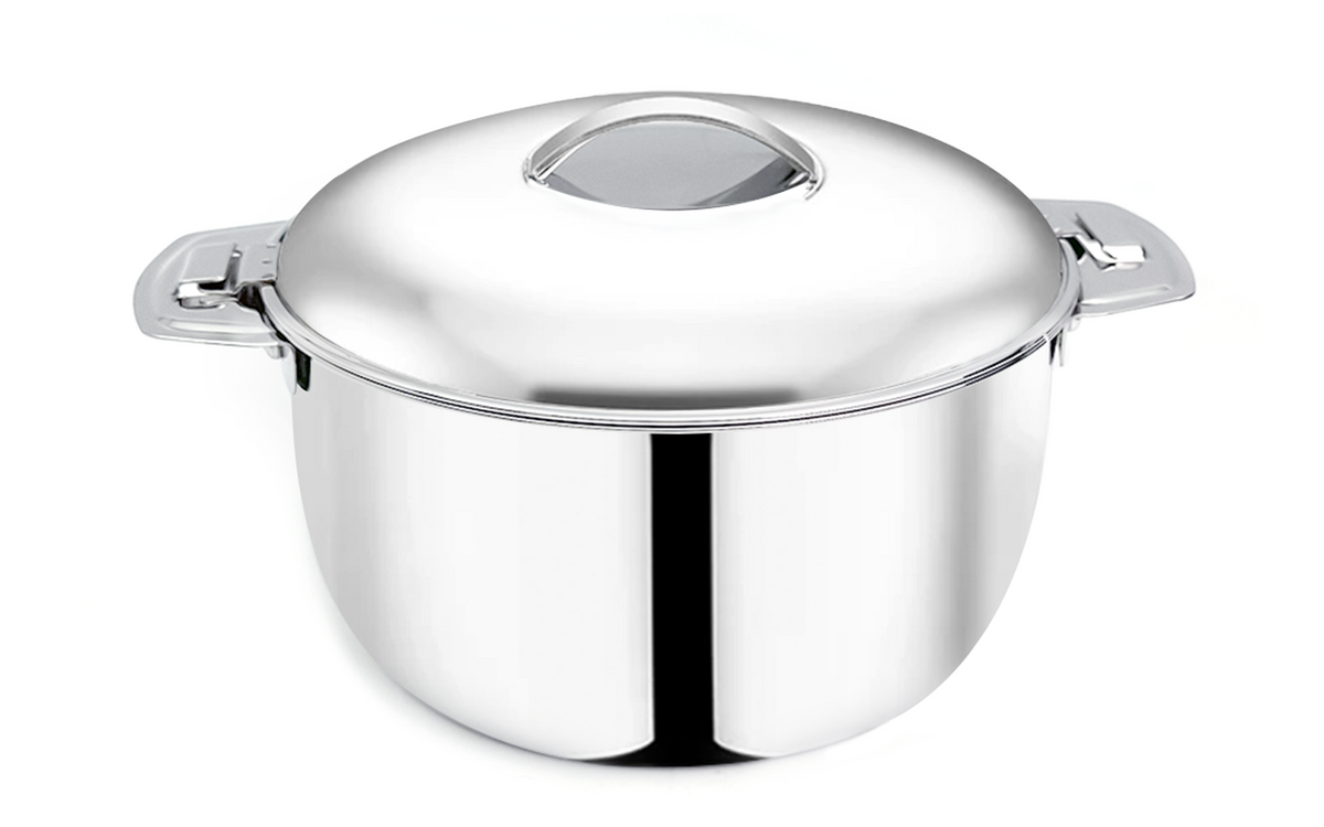 Pradeep ORCHID Stainless Steel Insulated Serving Casserole Plain Lid