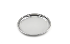 PRADEEP Stainless stell Heavy Gauge Dinner Plate with Mirror Finish/Serveware Plates/Snacks Plates/Thali Plates/Food Grade/Quarter Plates/Full Plates/Steel Serving Plate for Dinner