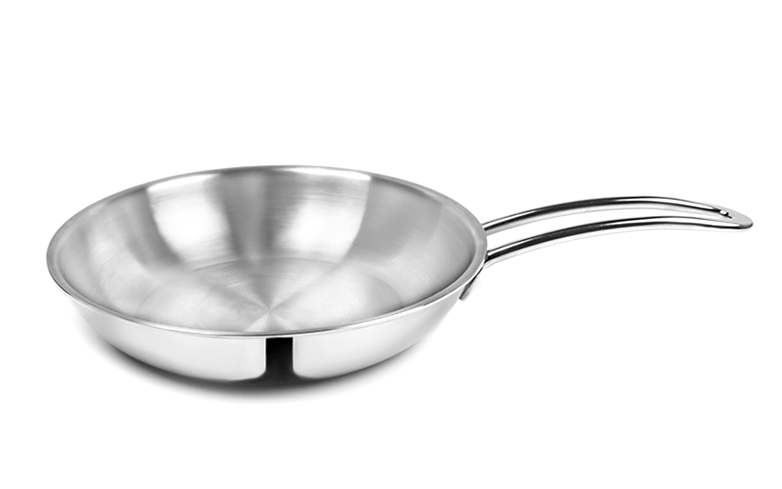 Pradeep Stainless Steel Triply Frypan with Induction Bottom (Proline)