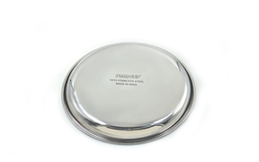 PRADEEP Stainless stell Heavy Gauge Dinner Plate with Mirror Finish/Serveware Plates/Snacks Plates/Thali Plates/Food Grade/Quarter Plates/Full Plates/Steel Serving Plate for Dinner