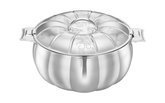 DIYA Stainless Steel Insulated Serving Casserole with Design Lid/Double walled/Stainless steel Casserole/Hot & Cold/ Dishwasher Safe/Serving Casserole/ BPA Free/Silver-7236 SILVER