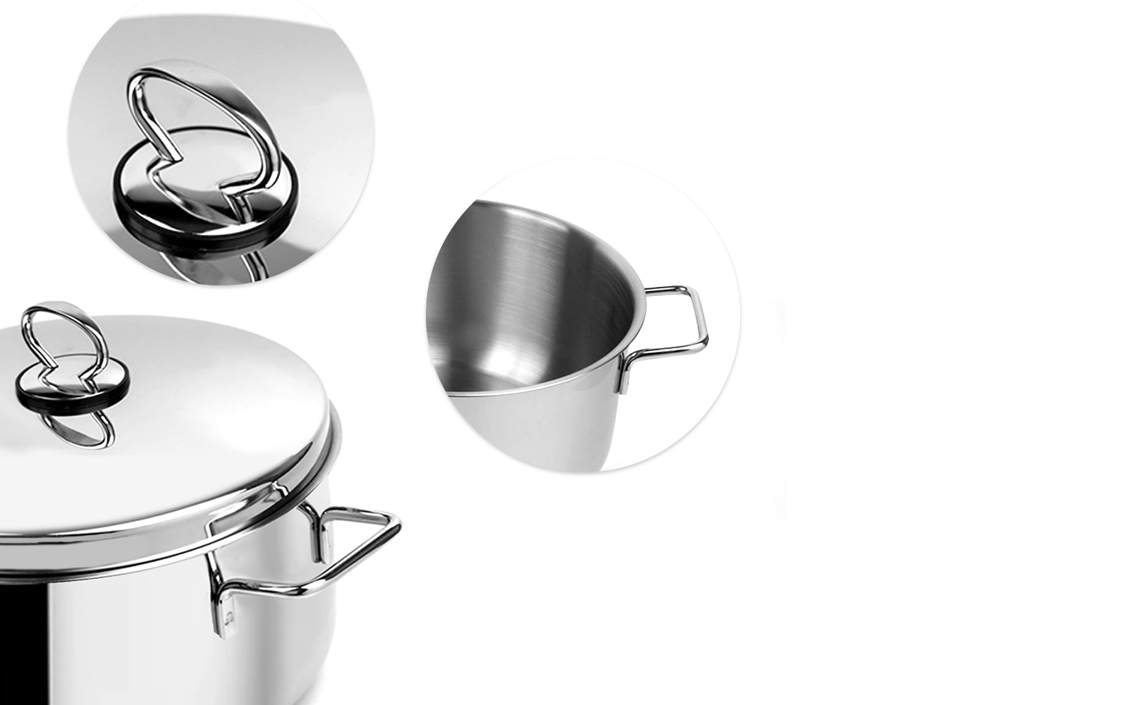 Pradeep Stainless Steel Sandwich Bottom Cookpot (SANO) with SS lid