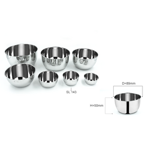 Pradeep Stainless Steel Serving Bowl/Small Bowls for Kitchen/Stainless Steel Katori/Mixing Bowl/Bowl/Wati/Katori-(Varient Sizes(SL-142/12 PIECES)(SL-143/6 PIECES)(SL-144/6 PIECES)(SL-146/3 PIECES)(SL-147/3 PIECES)(SL-150/2 PIECES)(SL-152/2 PIECES)