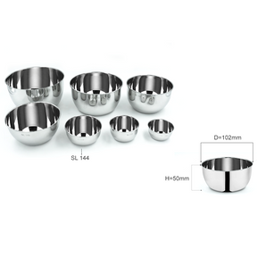 Pradeep Stainless Steel Serving Bowl/Small Bowls for Kitchen/Stainless Steel Katori/Mixing Bowl/Bowl/Wati/Katori-(Varient Sizes(SL-142/12 PIECES)(SL-143/6 PIECES)(SL-144/6 PIECES)(SL-146/3 PIECES)(SL-147/3 PIECES)(SL-150/2 PIECES)(SL-152/2 PIECES)