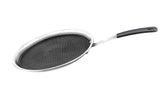 PRADEEP Stainless Steel Triply Non-Stick Honeycomb Dosa Tawa 29cm|for Dosa,Uthappam, Chapati,Naan,Dry Fry|Metal Utensil Safe&Scratch Resistant|Ergonomic Handle|Even Heating|Induction&All Cooktops
