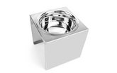 Pradeep Stainless Steel Single Diner Bowl with Stand for food and Water for Dogs and cats